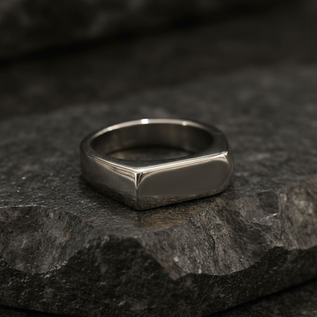 Ανδρικό Δαχτυλίδι Ατσάλι Visetti - Geometric Design