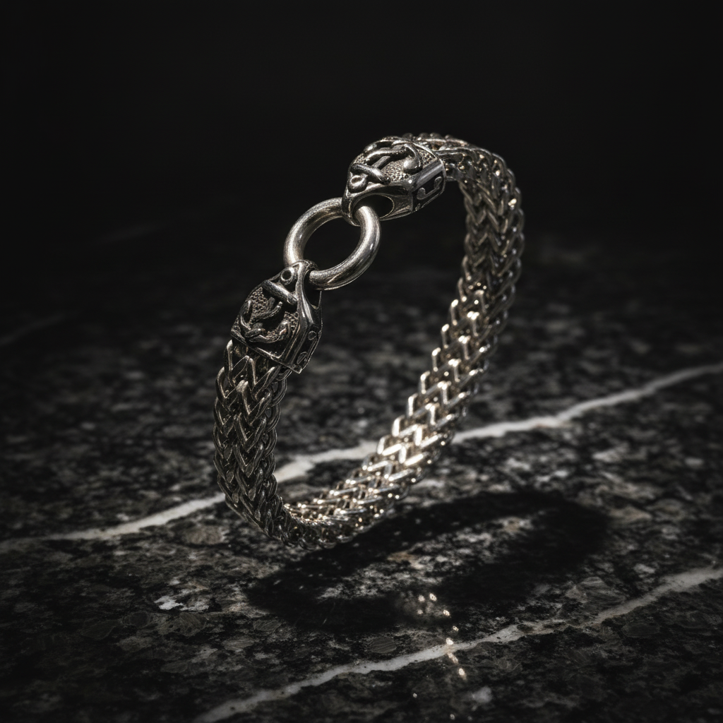 Ανδρικό Βραχιόλι Ατσάλι - Άγκυρες με Περιστρεφόμενο Κρίκο