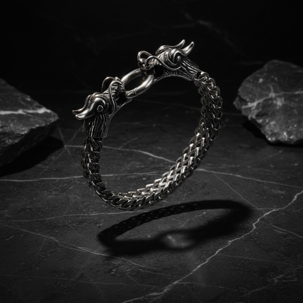 Βραχιόλι Δράκος λefkó VISETTI - Refined Horns