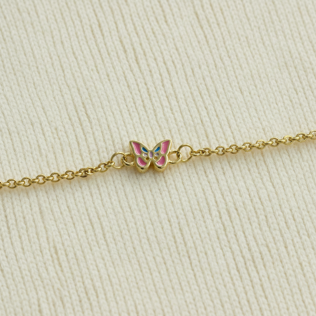 Πεταλούδα Motif με Λεπτό Πλεκτό