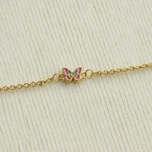 Πεταλούδα Motif με Λεπτό Πλεκτό